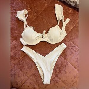 Toulca swim white bikini